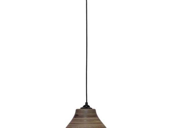 Φωτιστικό Οροφής GL-1030/25 02-0379 1/Ε27 Φ25x85cm Brown Heronia