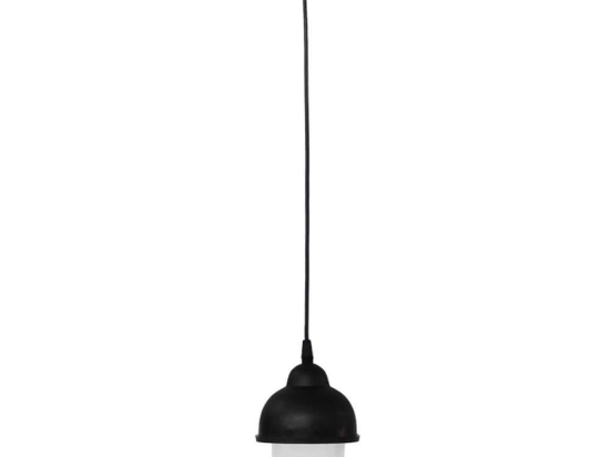 Φωτιστικό Οροφής 11-0299 SLP-950K E/27 Led Φ12x85cm Black Heronia