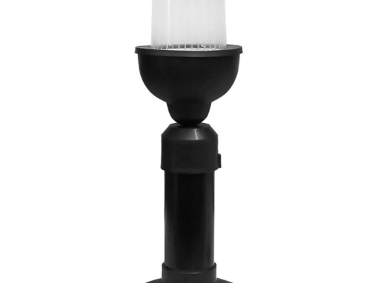 Φωτιστικό Δαπέδου 10-0411 SLP-950ΕΒ E/27 Led Φ12x41cm Black Heronia
