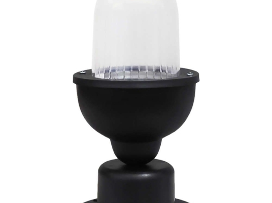 Φωτιστικό Δαπέδου 10-0410 SLP-950E E/27 Led Φ12x25,5cm Black Heronia
