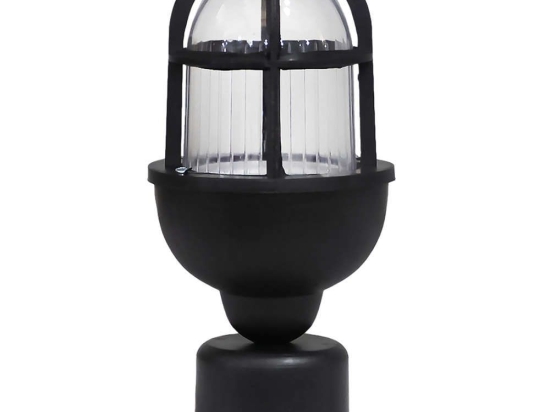 Φωτιστικό Δαπέδου 10-0412 SLP-900E E/27 Led Φ12x26cm Black Heronia