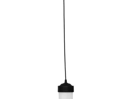 Φωτιστικό Οροφής 32-0140 D-06K E/27 Led Φ8x85cm Black-White Heronia