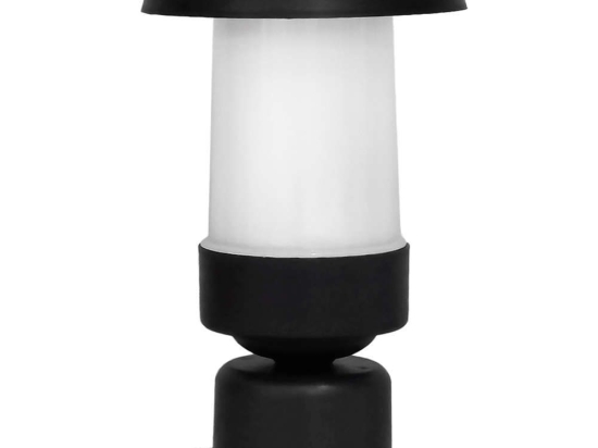 Φωτιστικό Δαπέδου 32-0145 D-08E E/27 Led Φ14x24,5cm Black-White Heronia