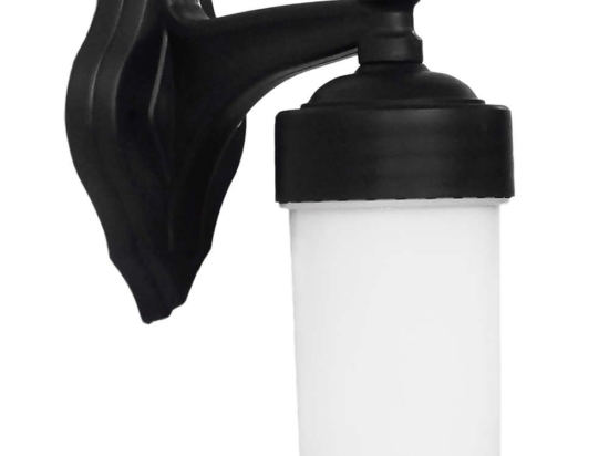 Φωτιστικό Τοίχου - Απλίκα 32-0143 D-08AN E/27 Led Φ14x20x24,5cm Black-White Heronia