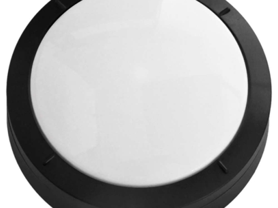Φωτιστικό Οροφής - Πλαφονιέρα D-207B 32-0210 18W Led Φ22x8,6cm Black Heronia PC,PP