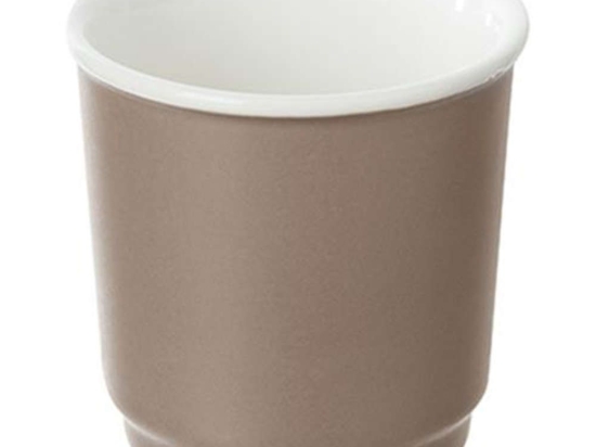 Φλυτζάνι Espresso 07.154523A 90ml Πορσελάνινο Taupe Πορσελάνη