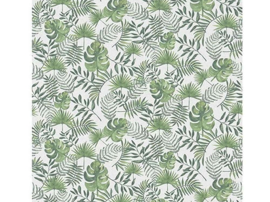 Ταπετσαρία Leaves 02.1018159 White-Green Χαρτί