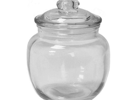 Γυάλα Με Καπάκι 00.03.3291 550ml Clear Γυαλί