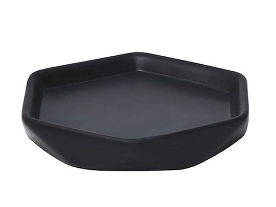 Σαπουνοθήκη Πολύγωνη 06.6480103 Black Κεραμικό