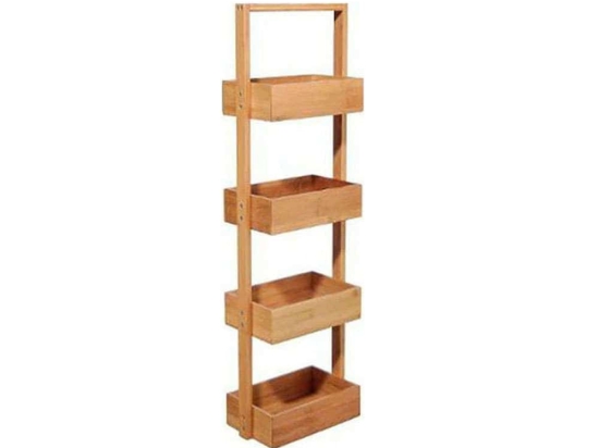 Ραφιέρα Bamboo 07.716020 28x16x88cm Natural
