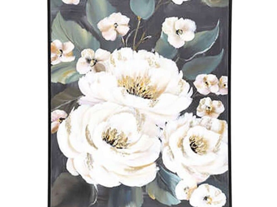 Πίνακας Καμβάς Flower 07.182111 58x78cm Multi Κάθετοι Καμβάς