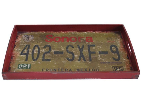 Δίσκος Σερβιρίσματος Mod Red 00.00.0312Β 42x27x3,5cm Multi Ξύλο