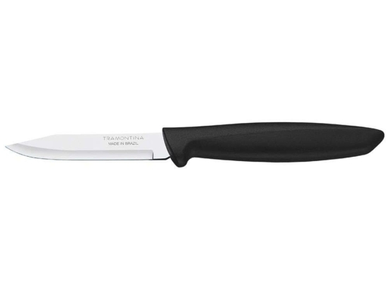 Μαχαίρι Λαχανικών Plenus 020.23420.003 7,5cm Inox-Black Ανοξείδωτο Ατσάλι