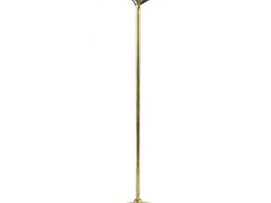Κηροπήγιο Μεταλλικό Λουλούδι 013.775449 67cm Gold Μέταλλο