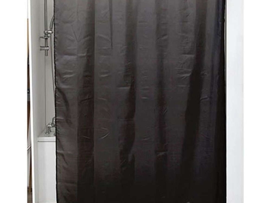 Κουρτίνα Μπάνιου 06.1204103 180x200cm Black 180Πx200Υ Πολυέστερ