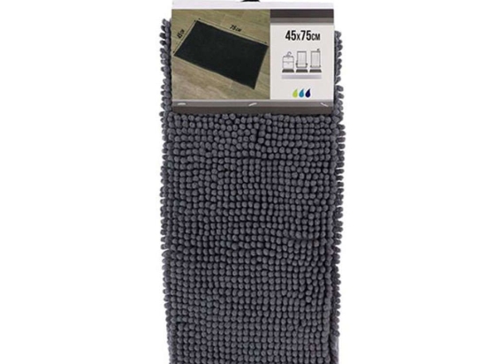 Πατάκι Μπάνιου 06.7707181 45x75cm Grey 45x75cm 100% Βαμβάκι