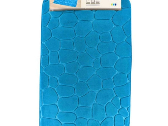 Πατάκι Μπάνιου Memory 06.7718N119 50x80cm Light Blue 50 X 80 100% Βαμβάκι