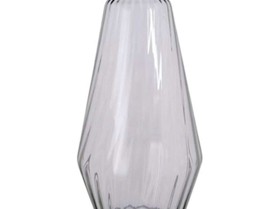 Βάζο Γυάλινο Silva 02.1051941 19x42cm Clear Γυαλί