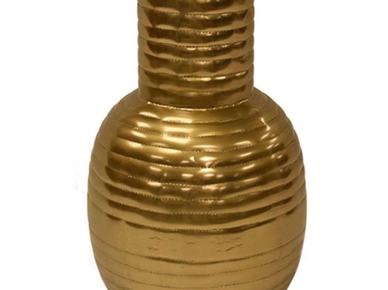 Βάζο Μεταλλικό 00.07.74017 15x22cm Gold Μέταλλο