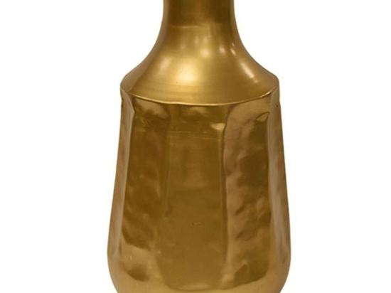 Βάζο Μεταλλικό 00.07.74030 20x37cm Gold Μέταλλο