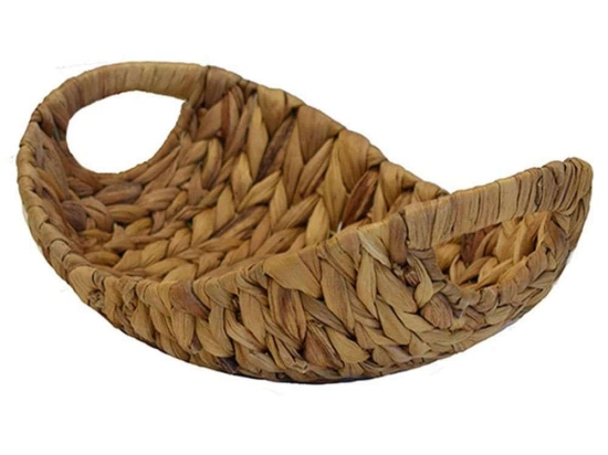 Διακοσμητικός Δίσκος 00.06.68514 27x21x5/10cm Natural Υδροϋάκινθος
