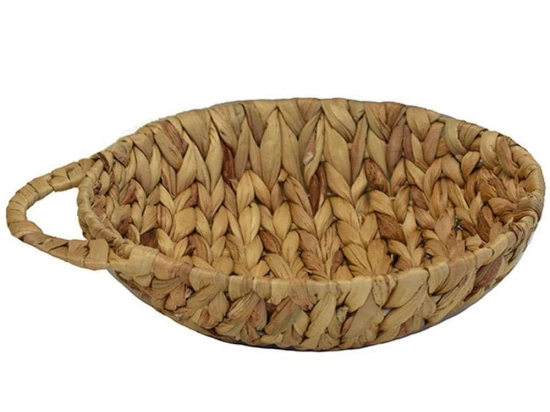 Διακοσμητικός Δίσκος 00.06.68521 Φ24x7cm Natural Υδροϋάκινθος