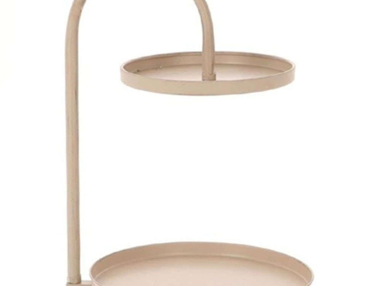 Ορντεβιέρα Διώροφη 012.862245075 24,5x32,5cm Beige Μέταλλο