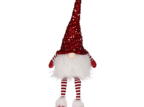 Άγιος Βασίλης Ξωτικό Led 02.1124166 56cm White-Red