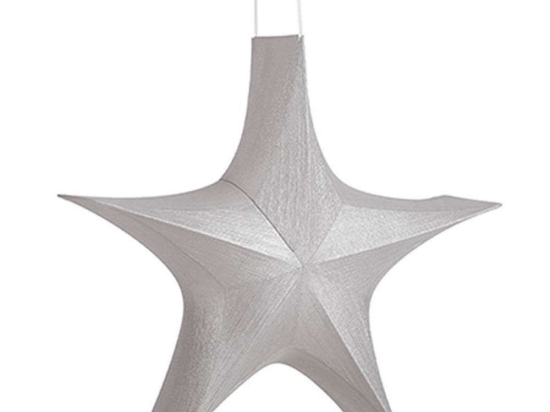 Αστέρι 3D 02.1121290 80x26x75cm Silver