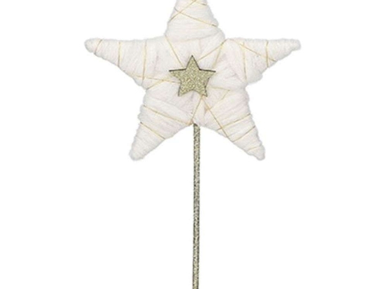 Αστέρι Σε Σταντ 02.1084446 30cm White-Gold