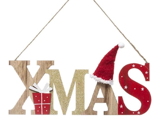 Διακοσμητικό Κρεμαστό Xmas 07.176664 10,5x30cm Multi