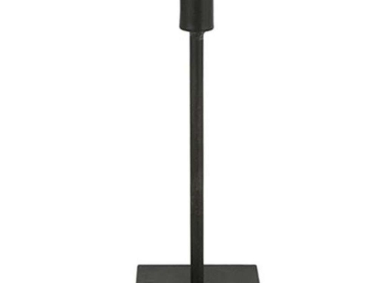 Κηροπήγιο 013.786549 25,5cm Black Μέταλλο