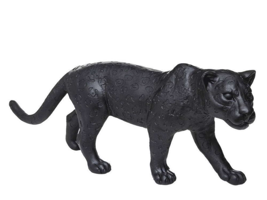 Διακοσμητική Λεοπάρδαλη 07.187934 28cm Black Κεραμικό