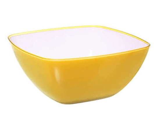 Μπωλ Σερβιρίσματος 07.150011G 24,5x24,5x11,6cm Yellow Πολυστερίνη