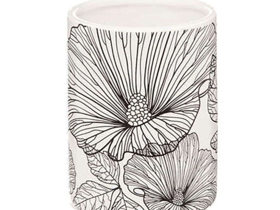 Ποτηροθήκη Blackflora 07.174699A Black-White Κεραμικό