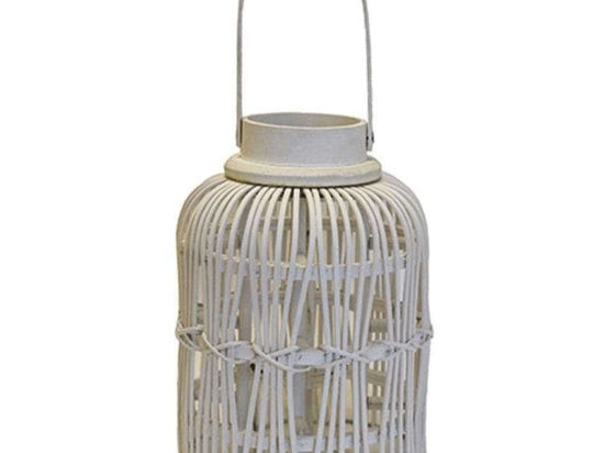 Φανάρι Bamboo 00.06.61042 24x35/49cm White Bamboo