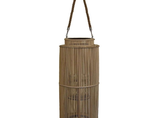 Φανάρι Bamboo 00.06.61056 23x50cm Natural Bamboo
