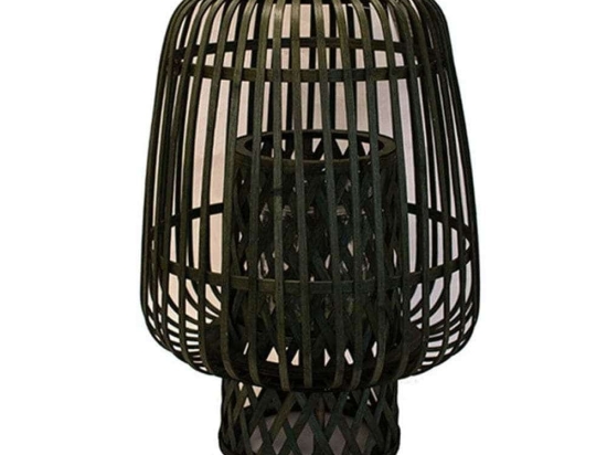 Φανάρι Bamboo 00.06.61119 Φ32x38/56cm Olive Bamboo