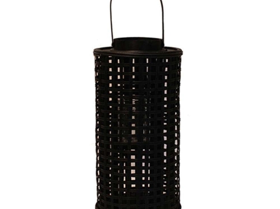 Φανάρι Bamboo 00.06.61125 Φ21x44cm Black-Natural Bamboo