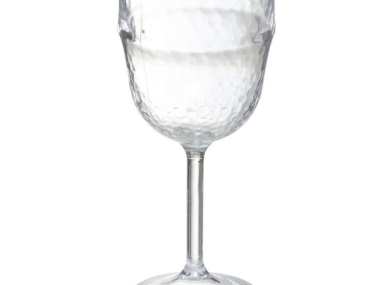 Ποτήρι Κρασιού Κολωνάτο 07.151448 8,9x20,2cm Clear Πολυστερίνη