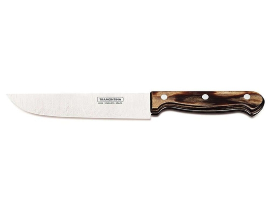 Μαχαίρι Κουζίνας 020.21138.196 15cm Inox-Brown Tramontina Ανοξείδωτο Ατσάλι