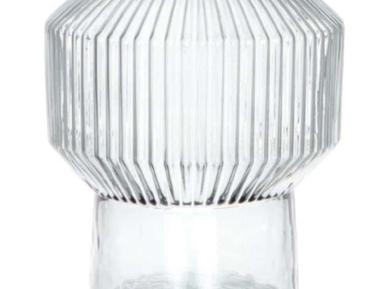 Βάζο Retro 012.862161004 18x20cm Clear Γυαλί