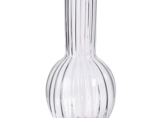 Βάζο Sissy 02.1058358 12x25cm Clear Γυαλί