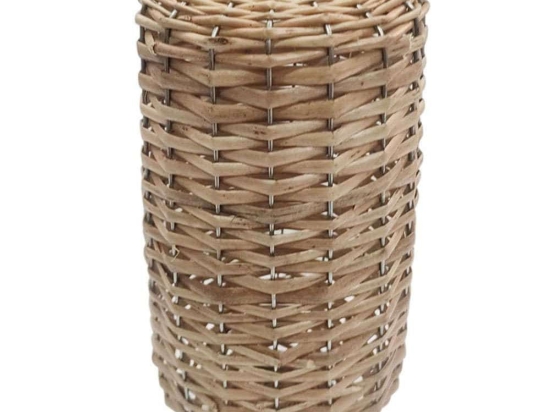 Βάζο Rattan 00.06.61165 15x29,5cm Natural Rattan