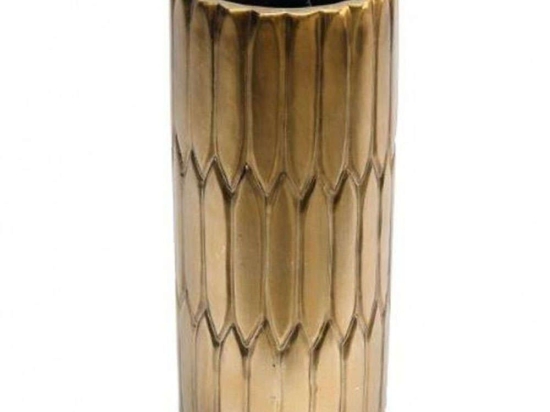 Βάζο 014.OR1960 11x24cm Gold Κεραμικό