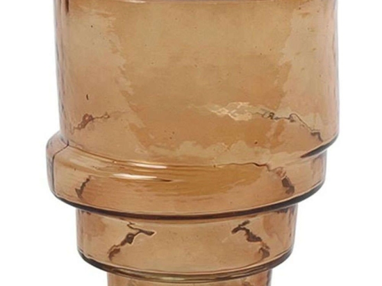 Βάζο Angelica 013.797280 13x15cm Brown Γυαλί