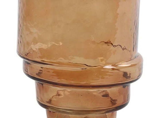 Βάζο Angelica 013.797281 15x17cm Brown Γυαλί
