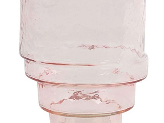 Βάζο Angelica 013.797287 15x17cm Pink Γυαλί