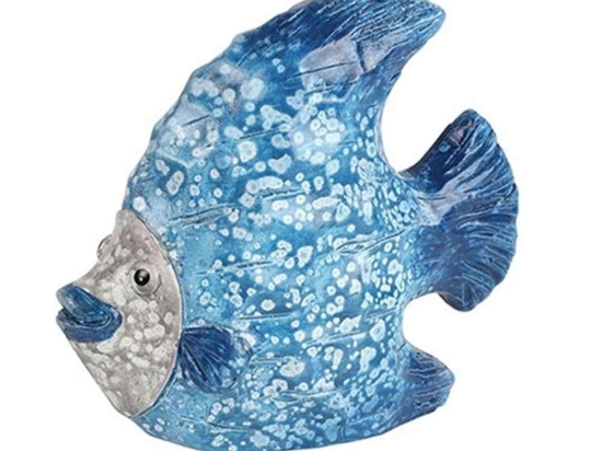 Ψάρι Διακοσμητικό 013.802539 14x5,5x12,5cm Κεραμικό Blue Κεραμικό