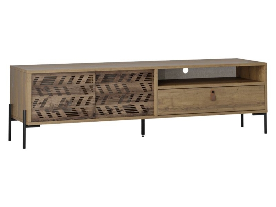 Έπιπλο τηλεόρασης Melati pakoworld καρυδί 170x45x48.5εκ